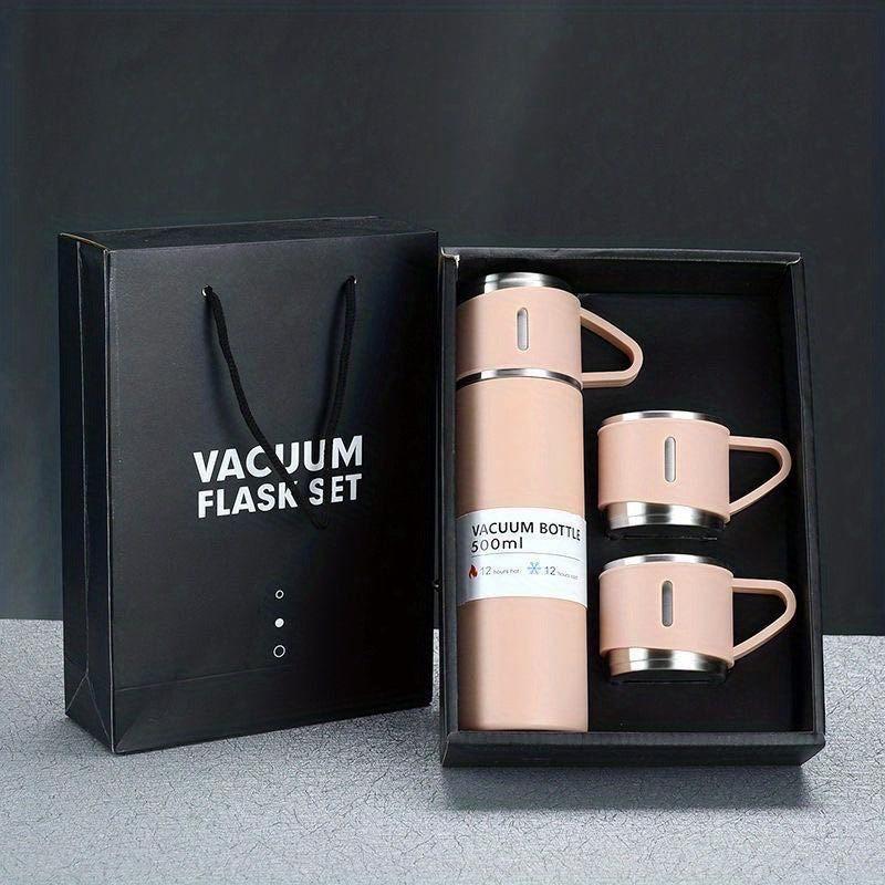 304 Stainless Steel Vacuum Bottle And Cups 500ml