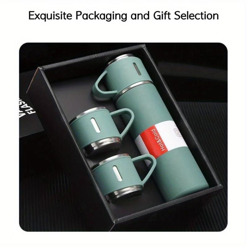 304 Stainless Steel Vacuum Bottle And Cups 500ml