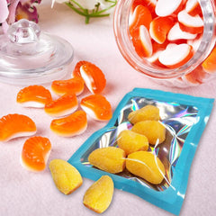 100pcs Multicolor Holographic Resealable Bags for Halloween Party