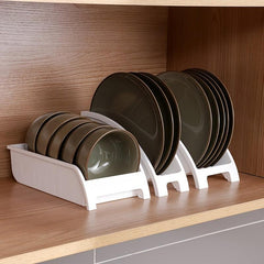 Dish Storage Rack Kitchen Plate Storage Rack Tableware Dinner Plate Rack
