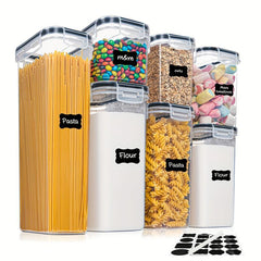 7pcs Airtight Food Storage Containers Set For Kitchen & Pantry Organization
