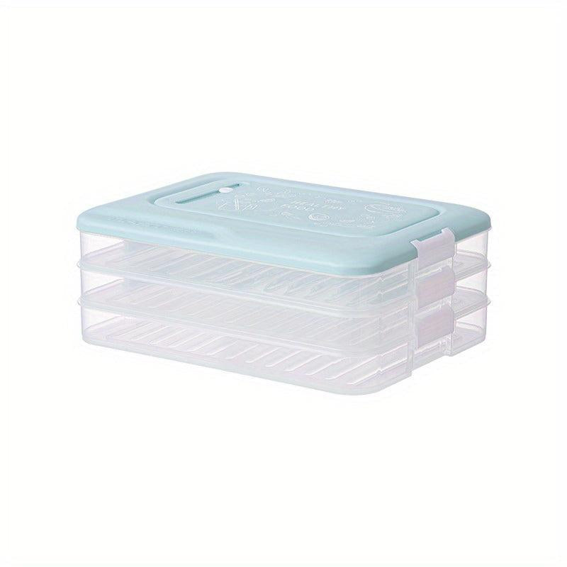 Dumpling Box Timing Transparent Refrigerator Quick freeze Preservation Box