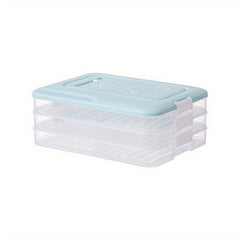 Dumpling Box Timing Transparent Refrigerator Quick freeze Preservation Box