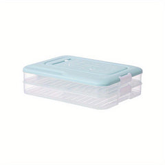 Dumpling Box Timing Transparent Refrigerator Quick freeze Preservation Box