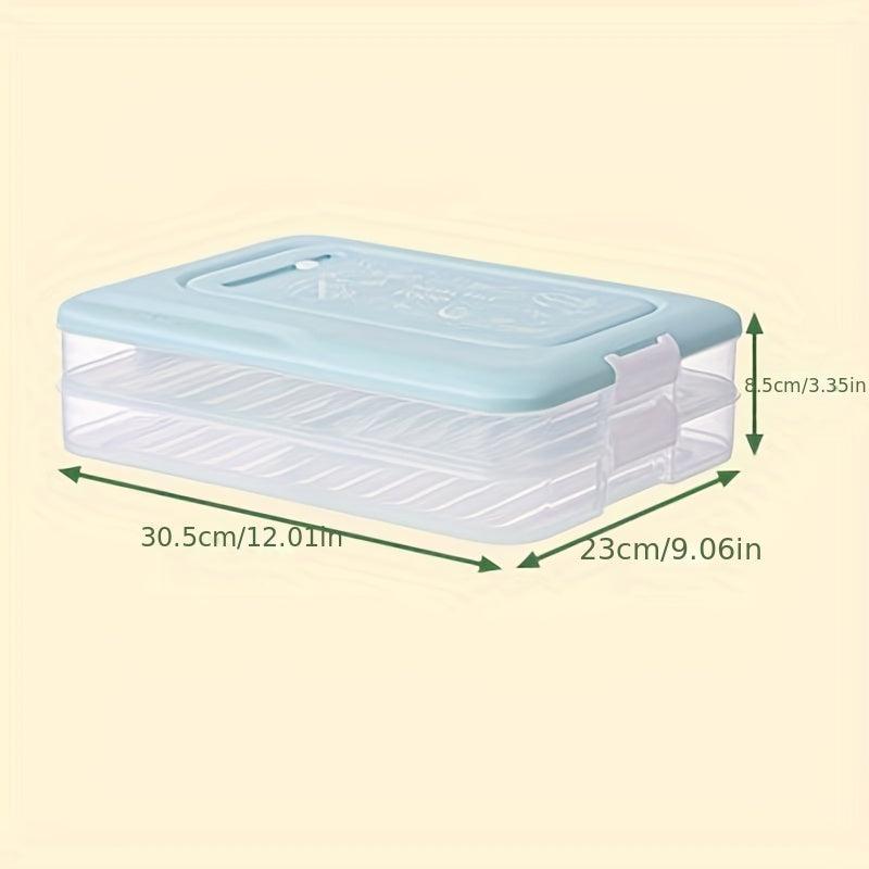 Dumpling Box Timing Transparent Refrigerator Quick freeze Preservation Box