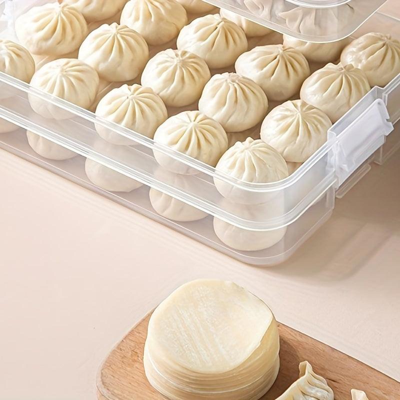 Dumpling Box Timing Transparent Refrigerator Quick freeze Preservation Box