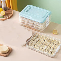 Dumpling Box Timing Transparent Refrigerator Quick freeze Preservation Box
