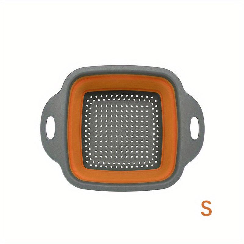 Silicone Foldable Strainer Basket for Vegetables and Fruits