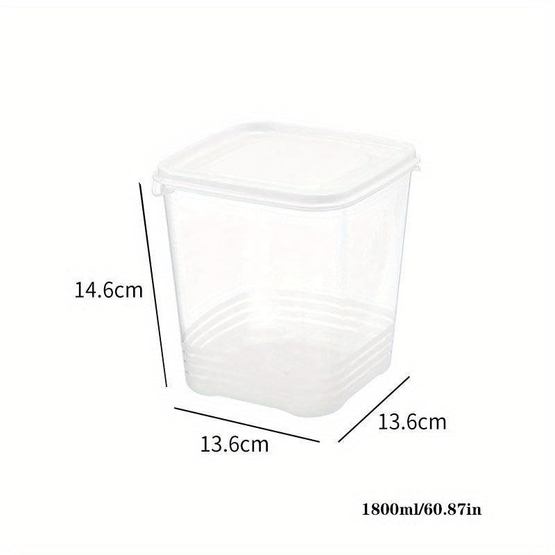 Transparent Refrigerator Storage Box for Food Freshness and Organization