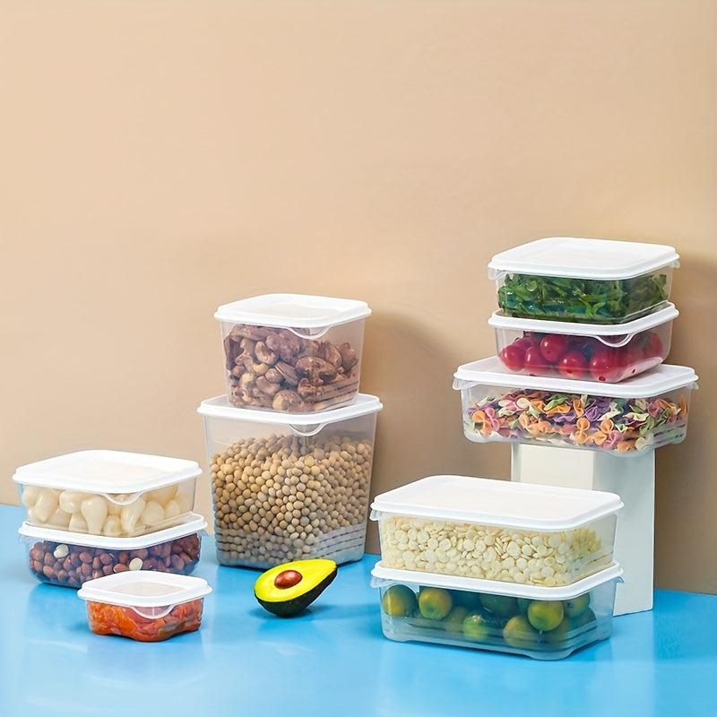 Transparent Refrigerator Storage Box for Food Freshness and Organization
