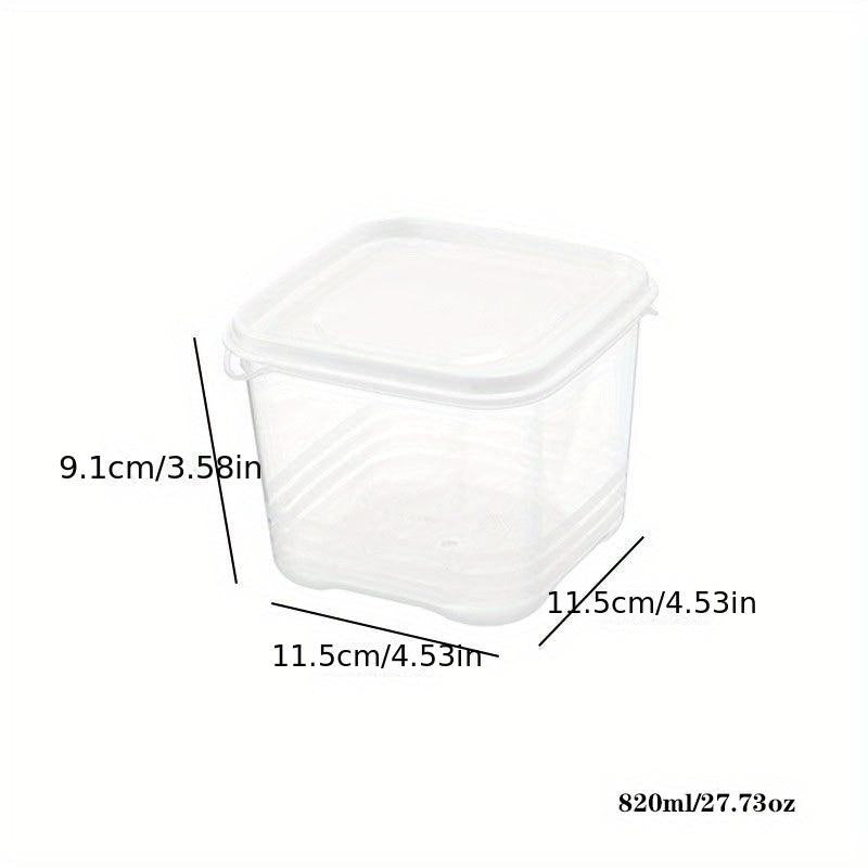 Transparent Refrigerator Storage Box for Food Freshness and Organization