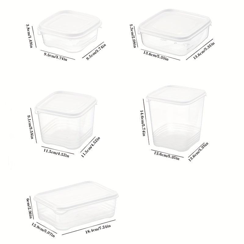 Transparent Refrigerator Storage Box for Food Freshness and Organization