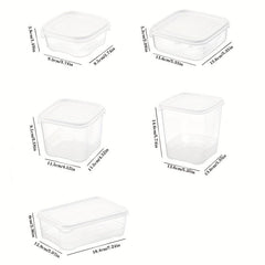 Transparent Refrigerator Storage Box for Food Freshness and Organization