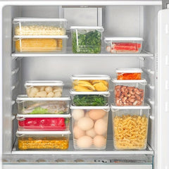 Transparent Refrigerator Storage Box for Food Freshness and Organization