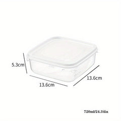 Transparent Refrigerator Storage Box for Food Freshness and Organization