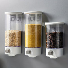Wall Mounted Press Out Measuring Food Jar