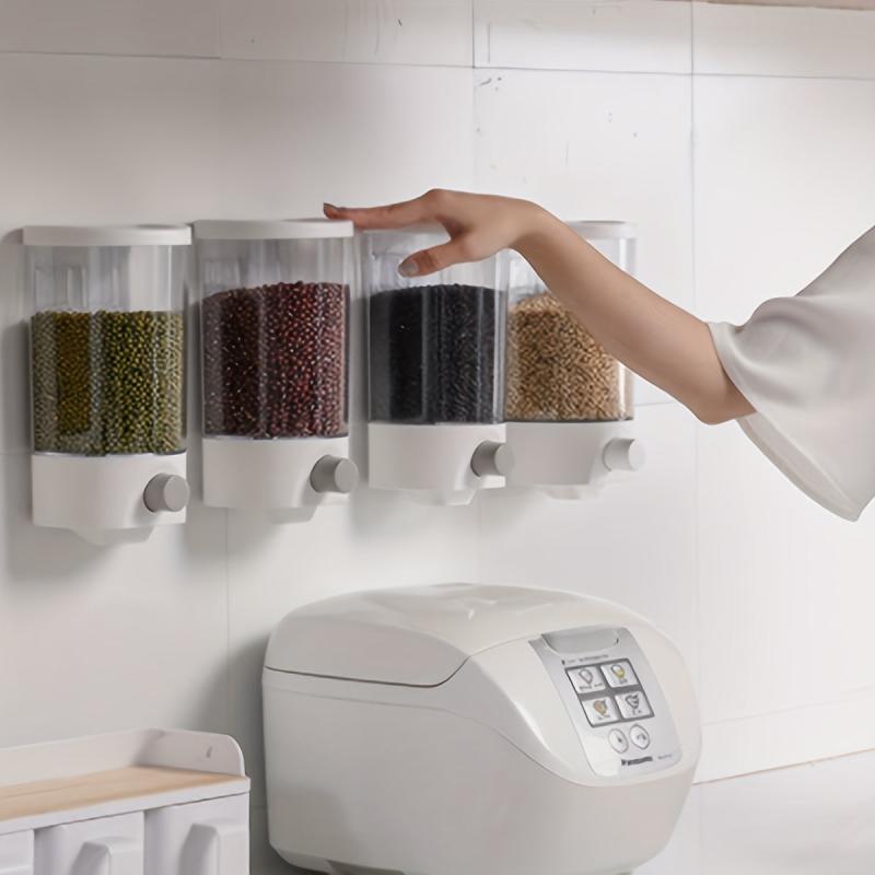Wall Mounted Press Out Measuring Food Jar