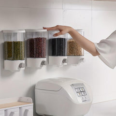 Wall Mounted Press Out Measuring Food Jar
