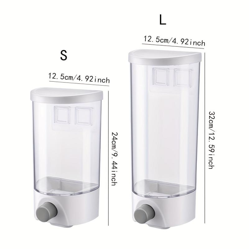 Wall Mounted Press Out Measuring Food Jar