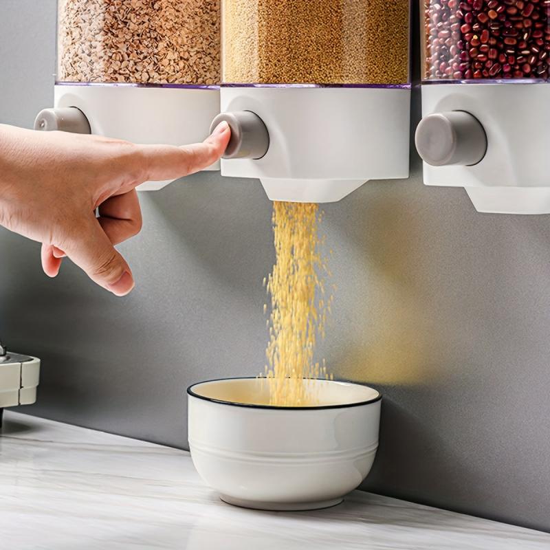 Wall Mounted Press Out Measuring Food Jar