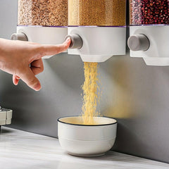 Wall Mounted Press Out Measuring Food Jar