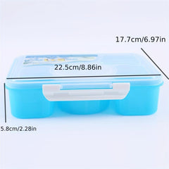 5-Compartment Leakproof Lunch Box for Office Workers