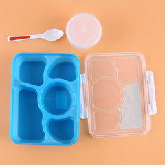5-Compartment Leakproof Lunch Box for Office Workers