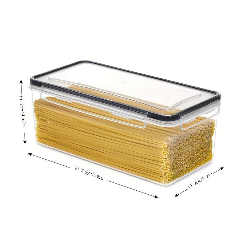 4pc Airtight Food Storage Containers with Stickers, Measuring Cups, Pens