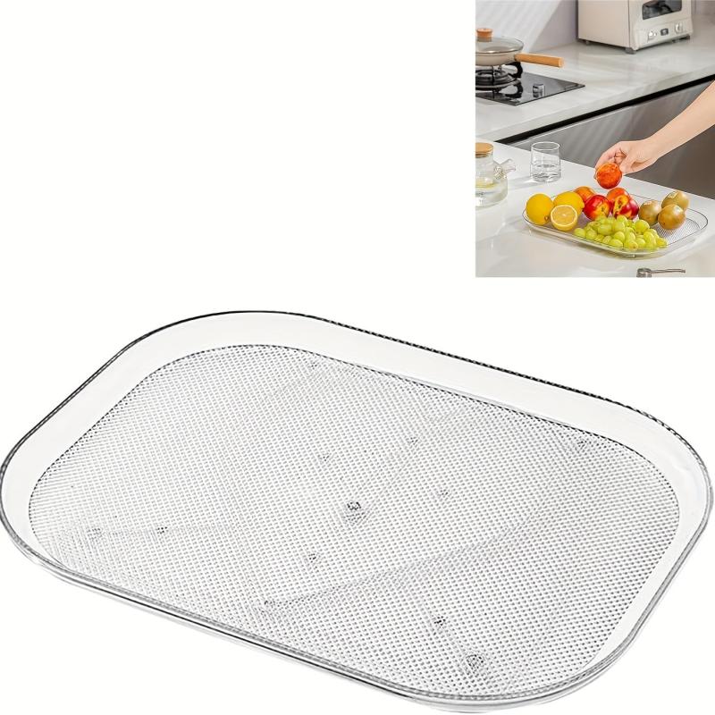 Lazy Susan Turntable Kitchen Storage Tray Rotating Organizer