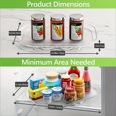 Lazy Susan Turntable Kitchen Storage Tray Rotating Organizer