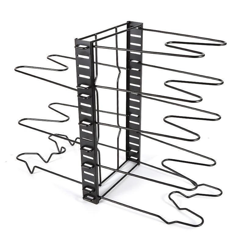 1pc Retractable Pot Lid Rack Shelf 8 Layer Pot Storage Rack