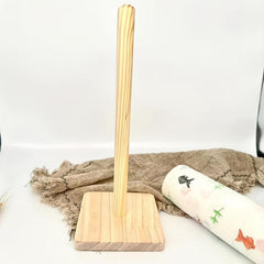 Bamboo Wood Paper Towel Holder - Stylish and Durable