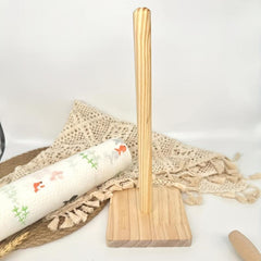 Bamboo Wood Paper Towel Holder - Stylish and Durable