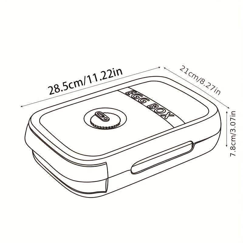 Kitchen Egg Storage Box with Lid Drawer Style