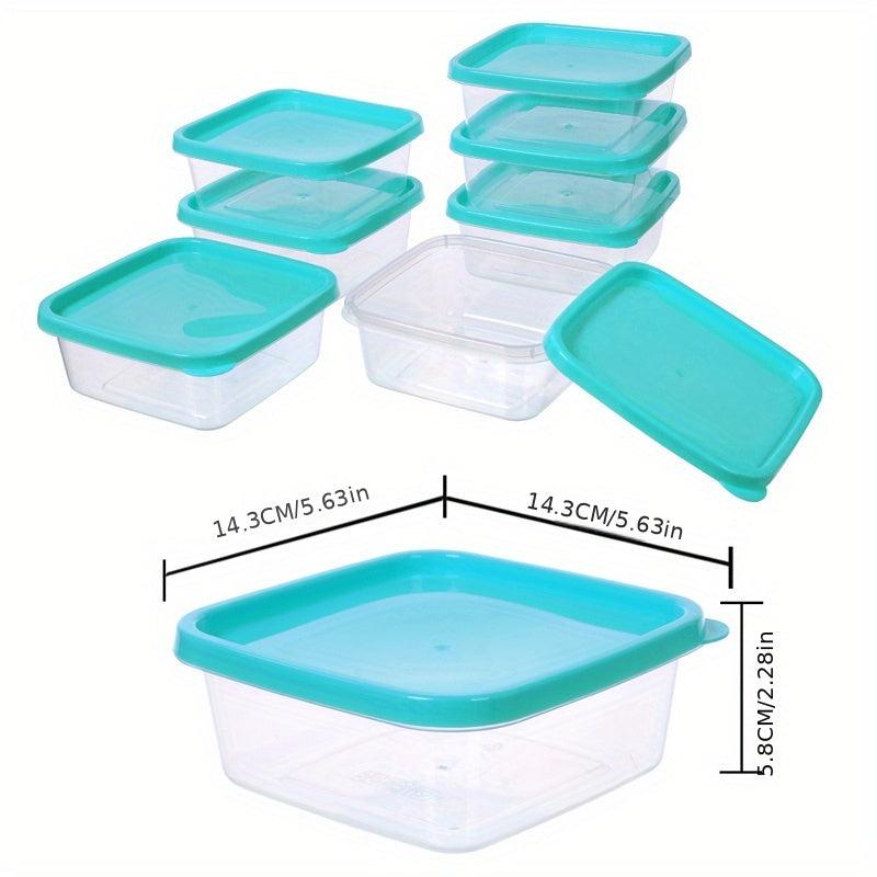 Square Food Storage Set with Lids 6PCS 1000ML