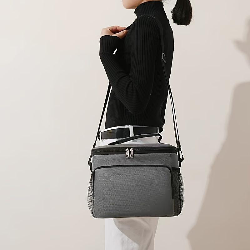 Insulated Lunch Bag Reusable Leakproof Lunch Box with Shoulder Strap