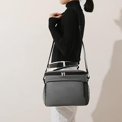 Insulated Lunch Bag Reusable Leakproof Lunch Box with Shoulder Strap
