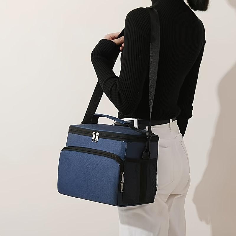 Insulated Lunch Bag Reusable Leakproof Lunch Box with Shoulder Strap