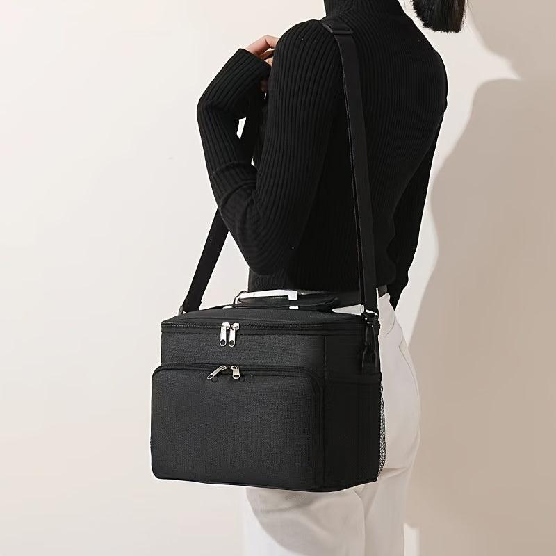 Insulated Lunch Bag Reusable Leakproof Lunch Box with Shoulder Strap