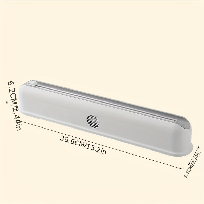 Magnetic Wrap Dispenser W/ Slide Cutter Refillable Foil Dispenser