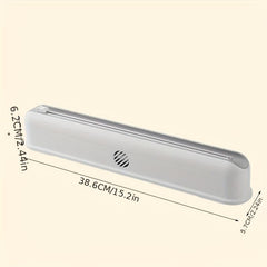 Magnetic Wrap Dispenser W/ Slide Cutter Refillable Foil Dispenser