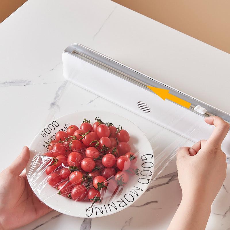 Magnetic Wrap Dispenser W/ Slide Cutter Refillable Foil Dispenser