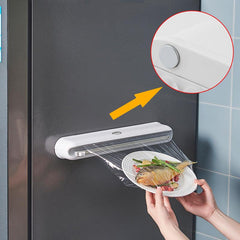 Magnetic Wrap Dispenser W/ Slide Cutter Refillable Foil Dispenser