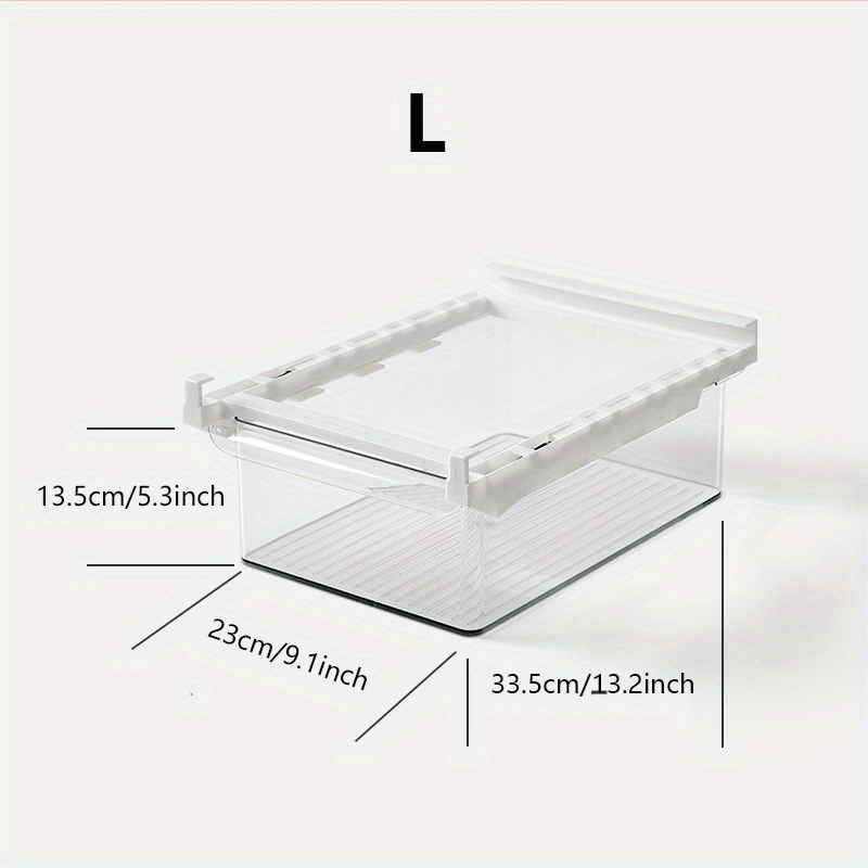 1pc PET Hanging Refrigerator Storage Box Drawer Vegetable Fruit Fresh keeping