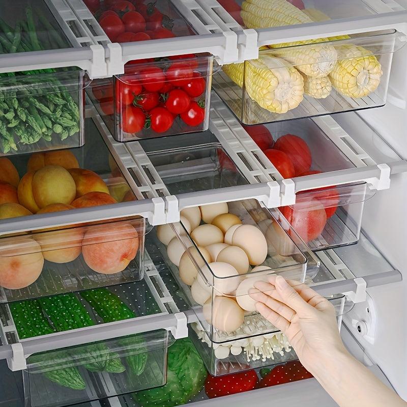 1pc PET Hanging Refrigerator Storage Box Drawer Vegetable Fruit Fresh keeping
