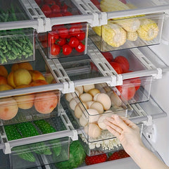 1pc PET Hanging Refrigerator Storage Box Drawer Vegetable Fruit Fresh keeping