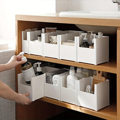 Right Angle Drawer Organizer Dish Lid Holder Kitchen Cabinet Organizer