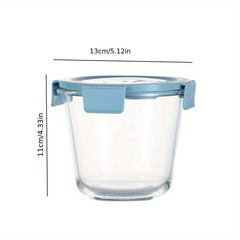 Glass Lunch Box with Microwave Oven Heating - Special Bowl Lunch Meal Box Set