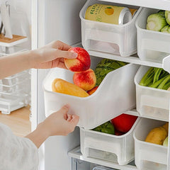 3pcs Refrigerator Organizer Bins for Vegetable and Fruit Storage