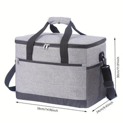 Insulated Lunch Bag Reusable Leakproof Cooler Bag w/ Adjustable Strap